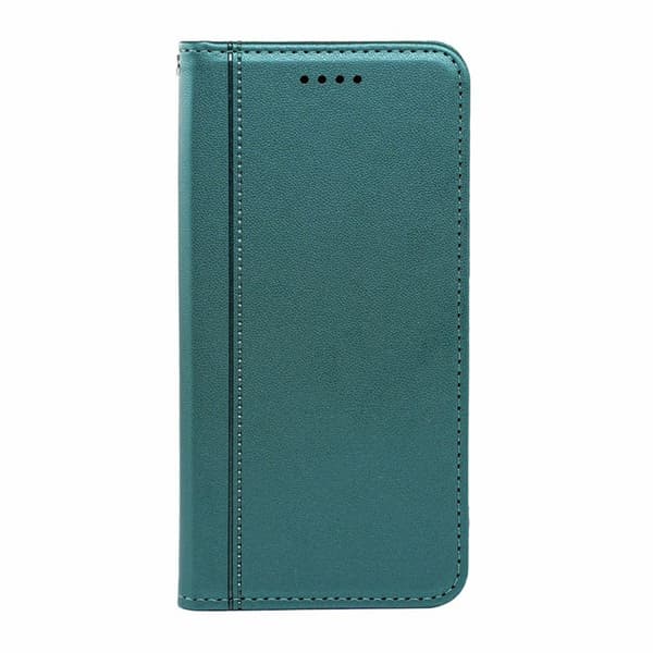 Plånboksfodral för Samsung Galaxy S26 Plus Magnetiskt Konstläder - Grön