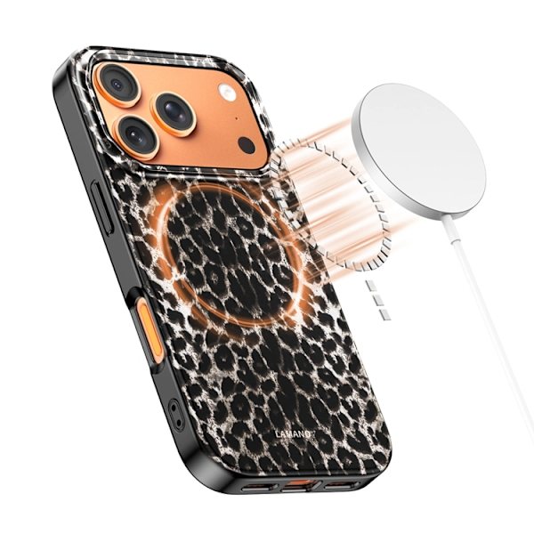 Tech-Protect Mobilskal till iPhone 17 Pro MagSafe Lamano - Leopard Brun