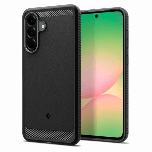 Spigen Mobilskal till Galaxy A56 5G Rugged Armor - Matte Svart Svart