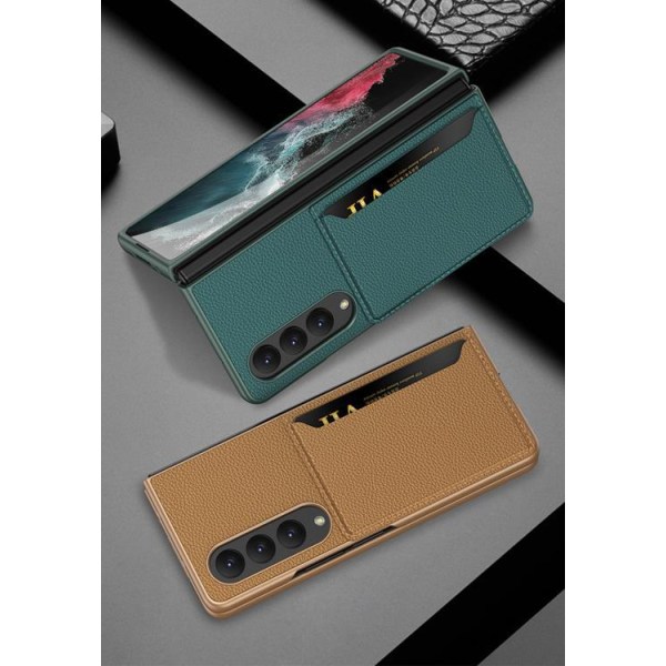 GKK Galaxy Z Fold 4 Skal Ringhållare Kickstand - Silver