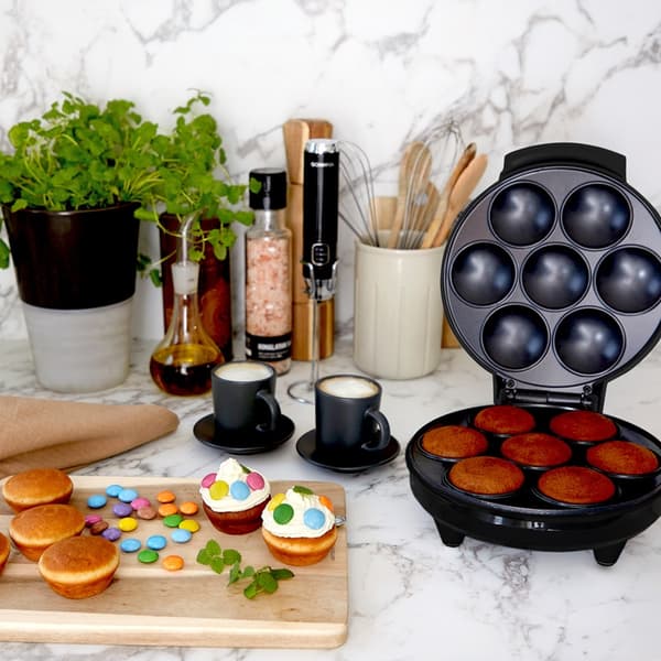 Champion Muffin Maker 7 Muffins Ceramic 700W MM400 Svart Svart