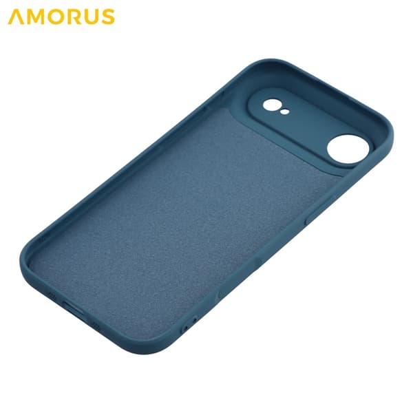 AMORUS Mobilskal till iPhone Air Precise Cutouts TPU Fiber - Blå Blå
