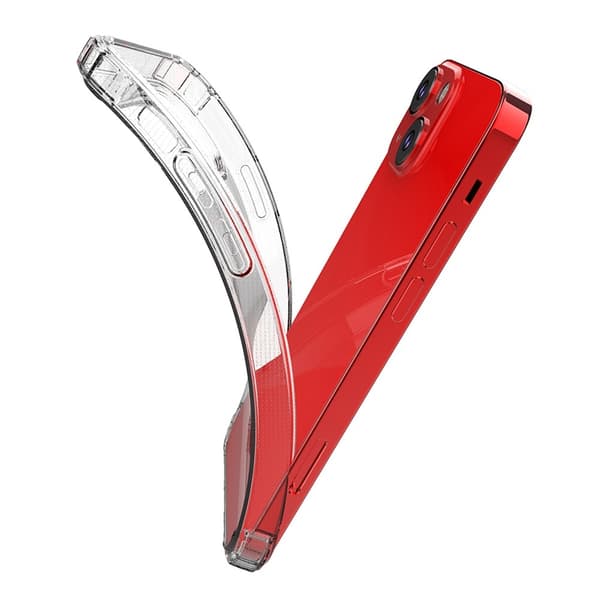 Blødt stødsikkert cover til iPhone 13 Mini - Klar Transparent
