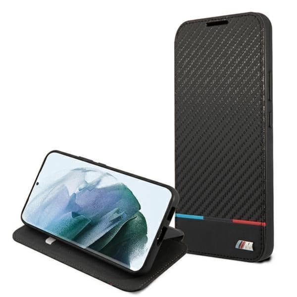 BMW M Collection Triangles -kotelo Galaxy S22 Plus - Musta Black