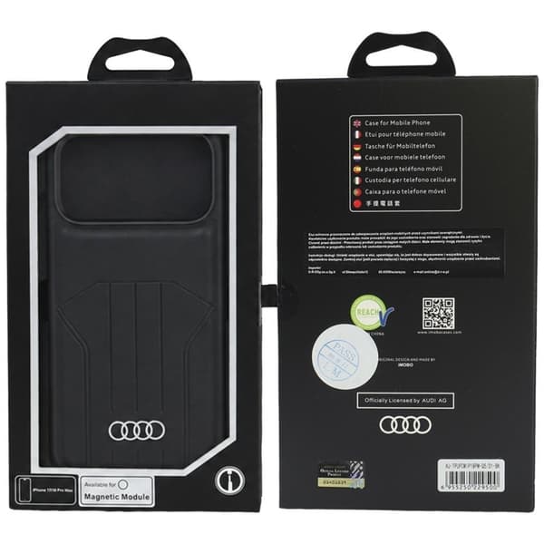 Audi Mobilskal För iPhone 18 Pro Max/17 Pro Max Magsafe - Svart