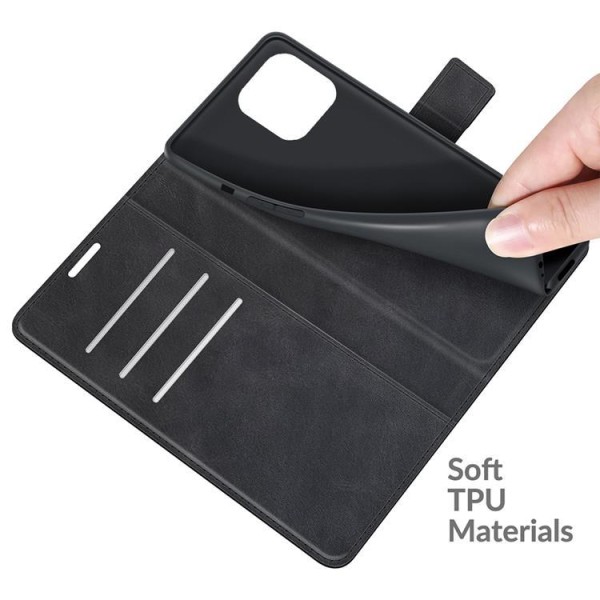 BooM RFID-suojattu lompakkokotelo iPhone 12 Pro Max - musta
