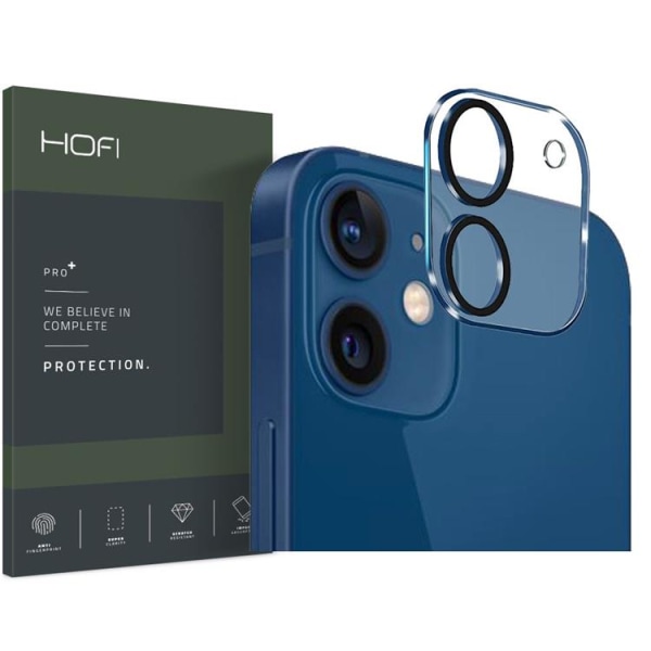 Hofi iPhone 12 kameralinsecover i hærdet glas Cam Pro+ - Gennemsigtig