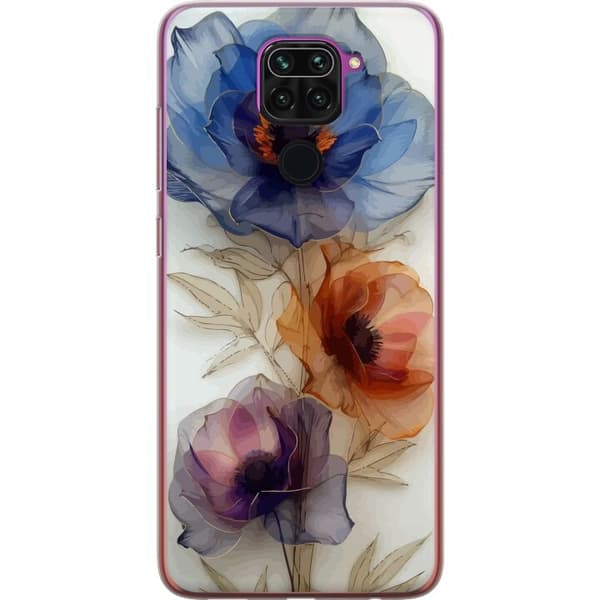 Mobilskal till Xiaomi Redmi Note 9 med Silkesblommor