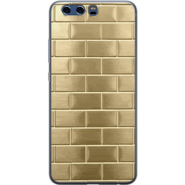 Mobilcover til Huawei P10 med Gyldne Mursten