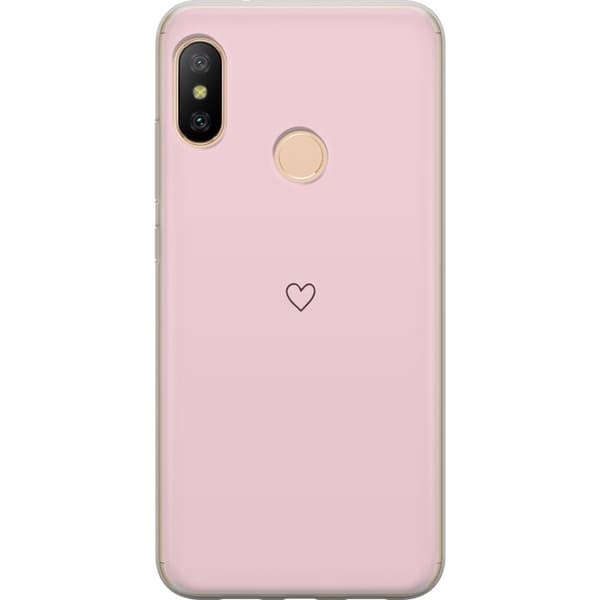 Mobilcover til Xiaomi Redmi 6 Pro med Lille Hjerte