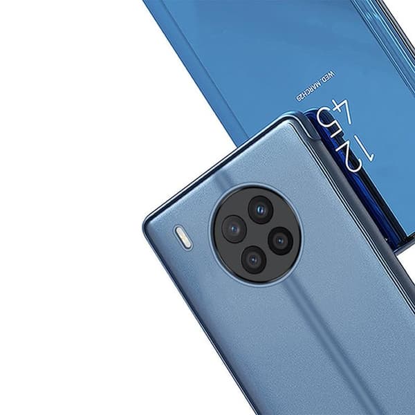Huawei Nova 8i Fodral Clear View Flip - Svart Black