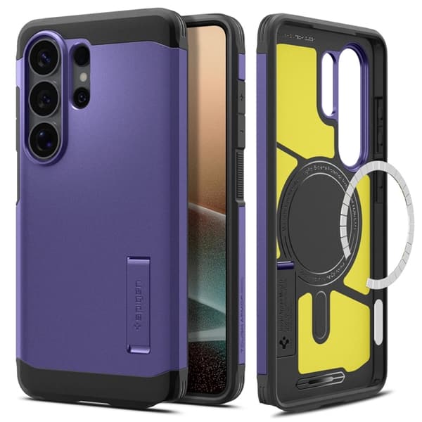 Spigen Mobilskal För Galaxy S26 Ultra MagSafe Tough Armor - Ash Violet Lila