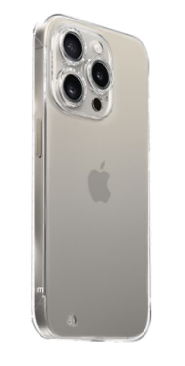 Just Mobile Mobilskal till iPhone 15 Pro Max Slim Fit - Crystal