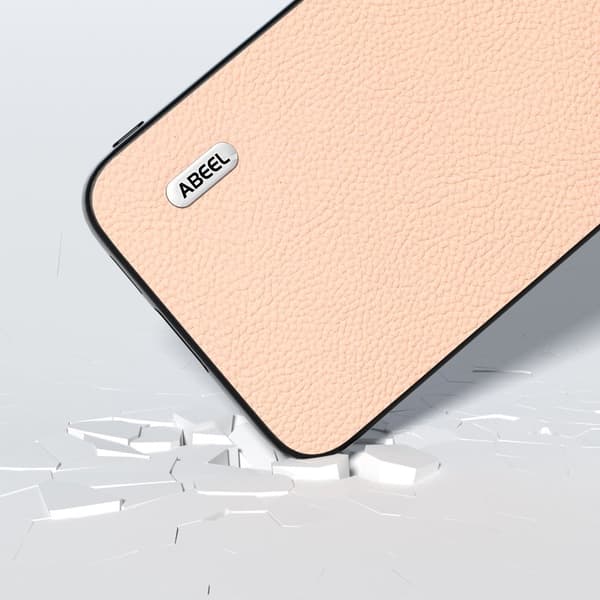 ABEEL Mobilskal till Samsung Galaxy S23 FE Äkta Läder - Rosa