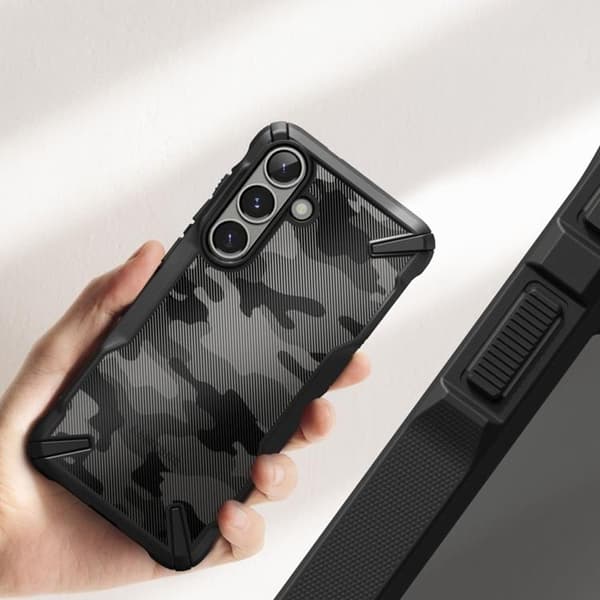 Ringke Telefontaske til Galaxy S25 Plus Fusion X - Camo Sort Svart