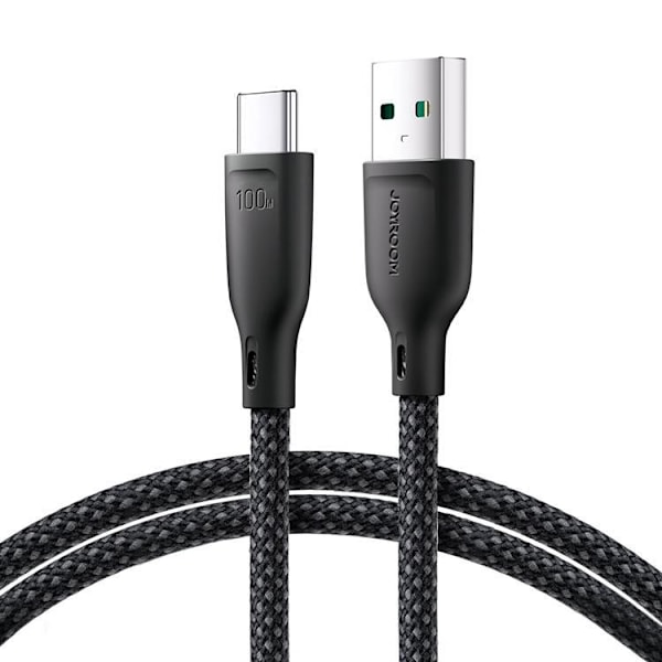 Joyroom USB-C till USB-A kabel 100W 1m Multi-Color - Svart Svart