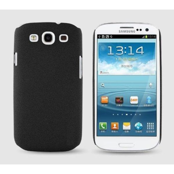 Kivihiekkakuori Samsung Galaxy S3 - I9300 (musta) Black