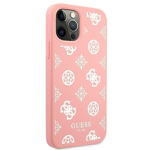 Guess Peony Collection Skal iPhone 12 Pro Max - Rosa Rosa