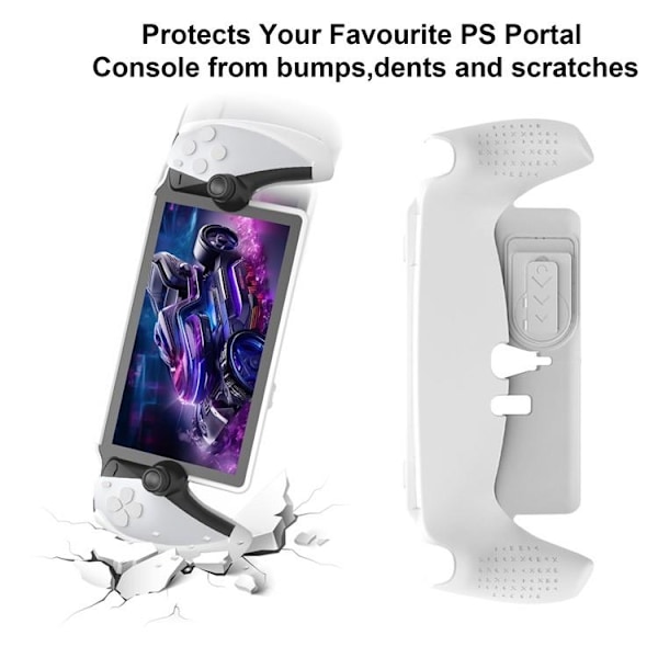 JYS PS5 Portal Skal TPU JYS-P5183 Kickstand - Vit