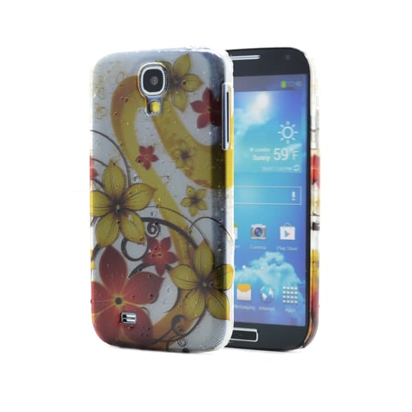 Bagsidecover til Samsung Galaxy S4 i9500 - Blomster Mönster