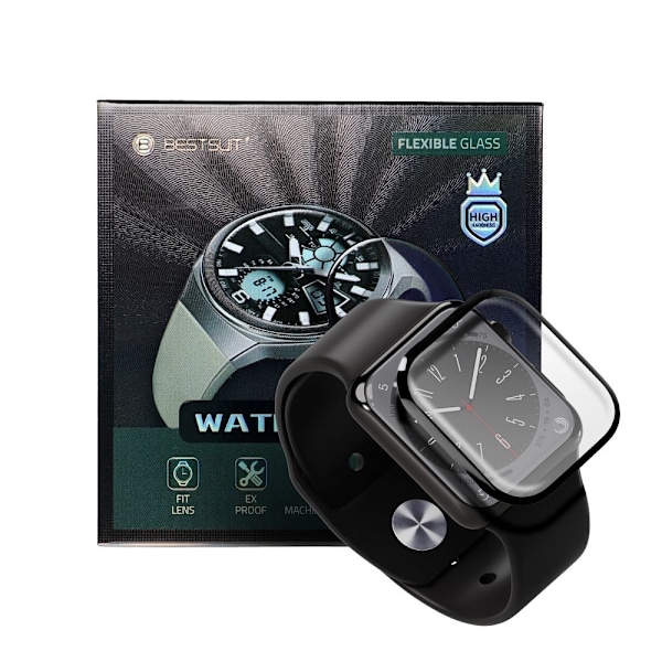 Bestsuit Flexibelt Hybridglas Skärmskydd Apple Watch 8-41mm
