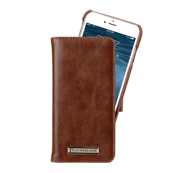 CoveredGear Signature Plånboksfodral till iPhone 6 (S) Plus - Br Brun