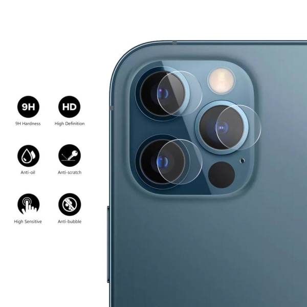 [2-PACK] Kameralinsskydd i Härdat Glas iPhone 13 Pro / 13 Pro Ma