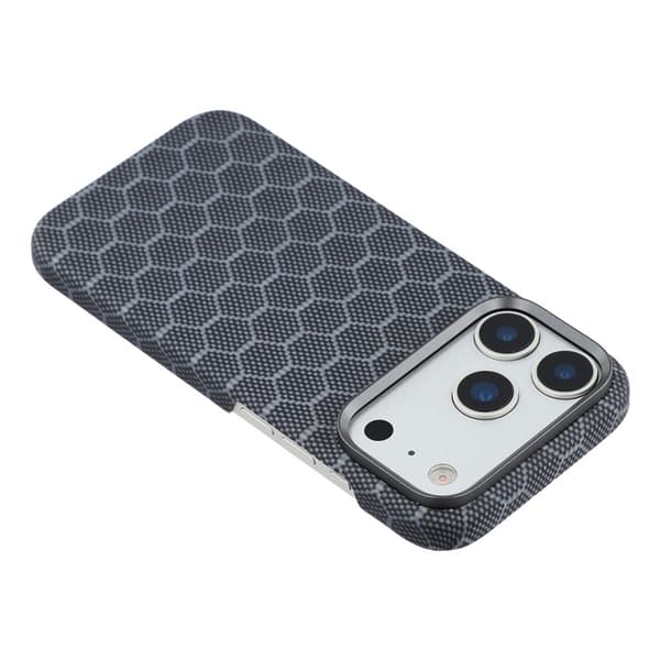 Mobilskal till iPhone 17 Pro MagSafe Aramid Fiber Honeycomb - Blå Blå