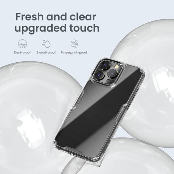 NILLKIN Nature Pro Series Mobilskal till iPhone 16 Pro Transparent