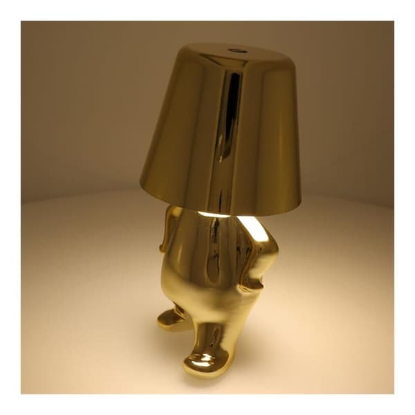 Sengebordlampe GOLD MAN Stående (model 1) MLTL Guld