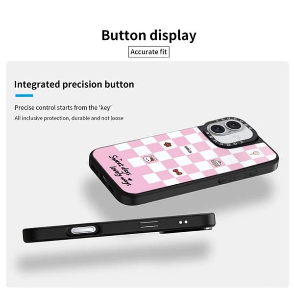 Mobilskal till iPhone 16 Plus MagSafe Aluminium Silikon Rosa