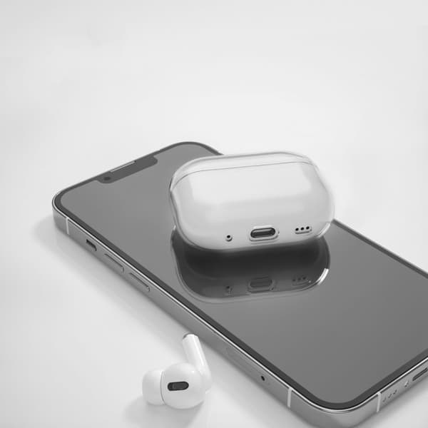 Tech-Protect Airpods Pro 1/2 Skal Flexair - Clear Transparent