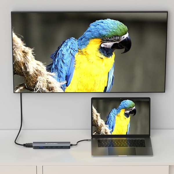 Wozinsky 6in1 Multifunktionell USB-C HUB Aluminum med Kabel