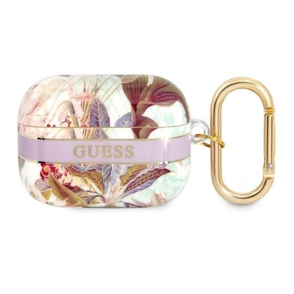 Guess AirPods Pro Skal Flower Strap Collection - Rosa