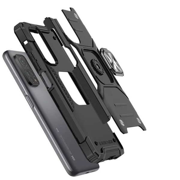 Wozinsky Galaxy A03s Skal Ring Armor Hybrid Magnetic Holder - Blå