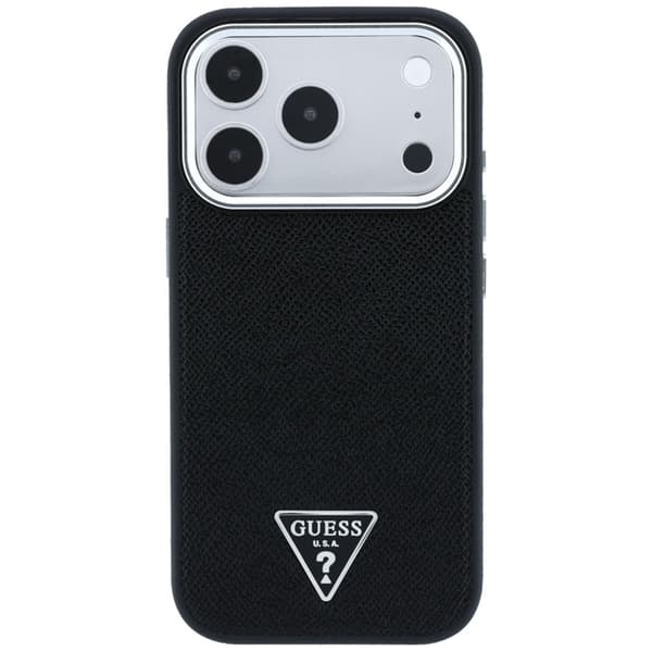 Guess Mobilskal För iPhone 18 Pro Max/17 Pro Max Magsafe Grained Triangle Logo