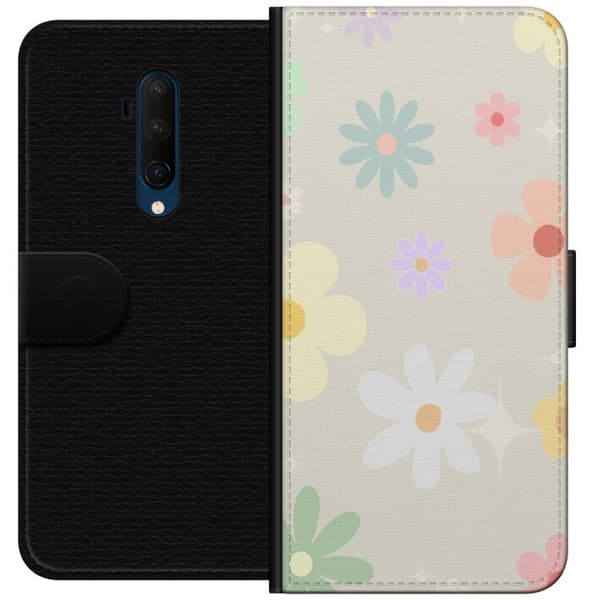 OnePlus 7T Pro Pung Taske med Fejende Blomster
