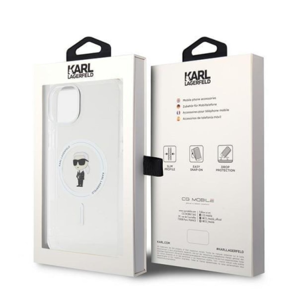 Karl Lagerfeld iPhone 15 Plus mobiltaske Magsafe IML Ikonik