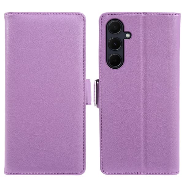 Plånboksfodral för Samsung Galaxy S26 Plus Magnetiskt Konstläder - Lila
