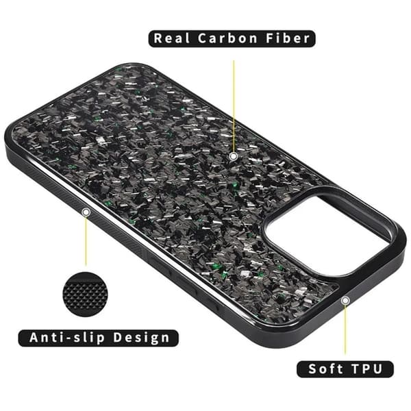 Mobilskal till iPhone 15 Pro Aramid Fiber Forged - Guld Guld