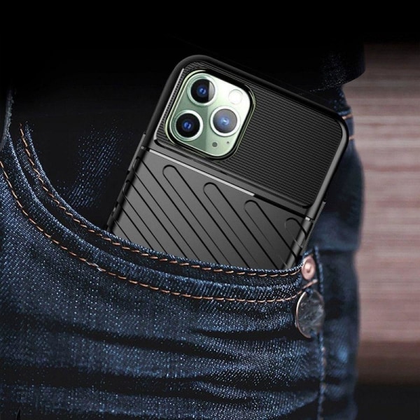 Forcell iPhone 14 Pro Shell Thunder pehmeä muovinen musta