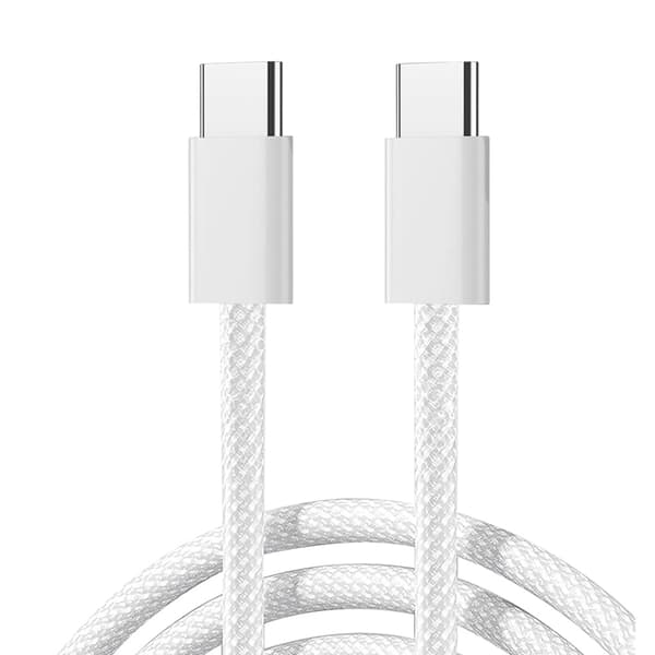Joyroom USB-C till USB-C Kabel Ben Series 60W 1m - Vit Vit