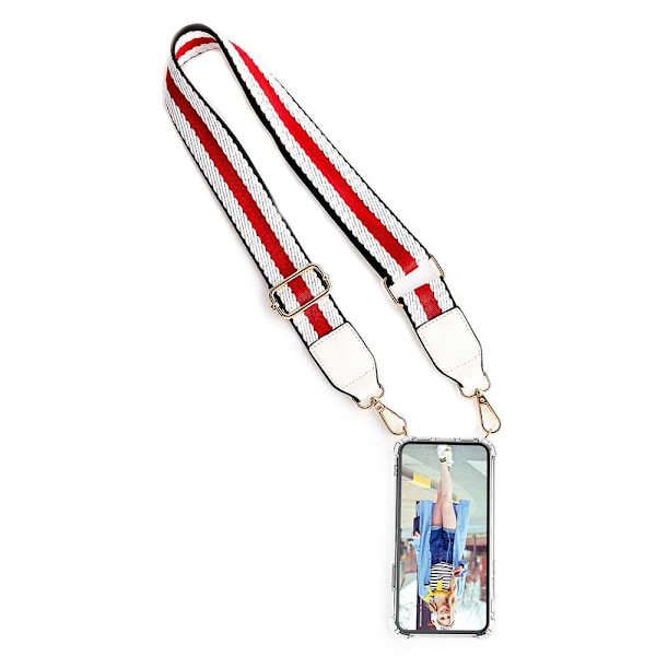 Boom Axelrem - Strap RödVit Röd