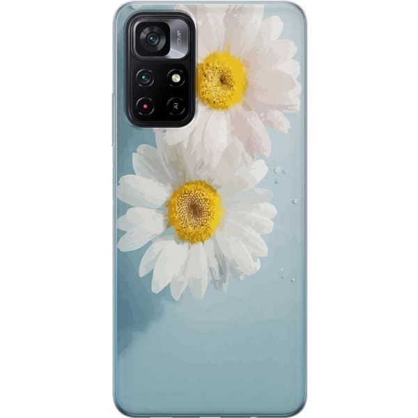 Mobilcover til Xiaomi Poco M4 Pro 5G med Sommerblomster