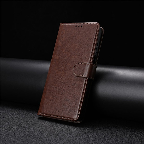 iPhone 17 Pro Plånboksfodral Folio - Coffee Brun