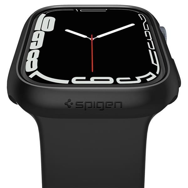 Spigen Thin Fit Skal Apple Watch 7 45mm - Svart Svart