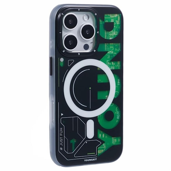 YOUNGKIT Mobilskal till iPhone 16 Pro Max MagSafe Anti Scratch - Grön Grön