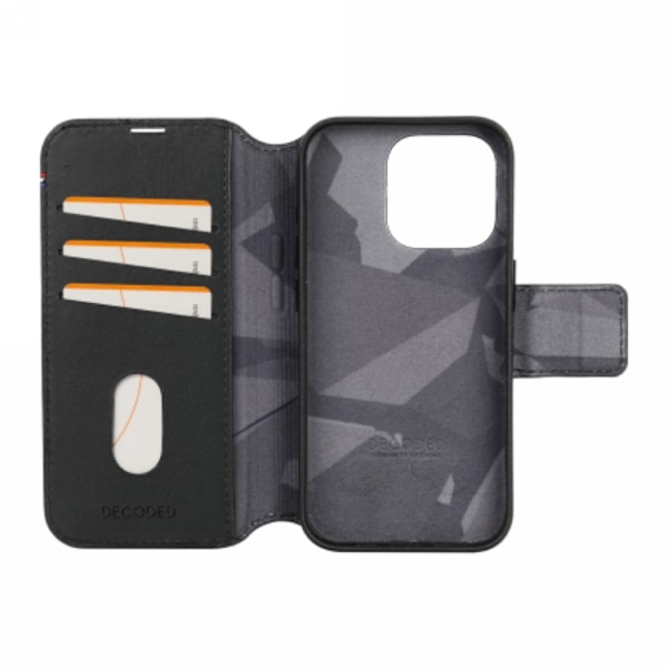 Decoded iPhone 15 Pro Max Plånboksfodral Magsafe Detachable - Svart Svart