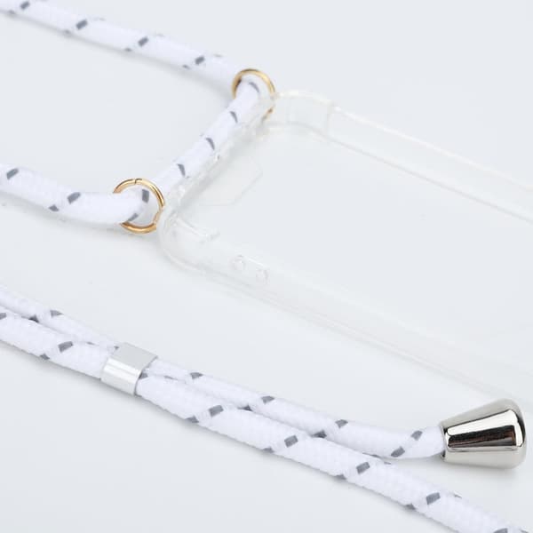 Boom Halsstrop - Hvid Stripes Cord Vit