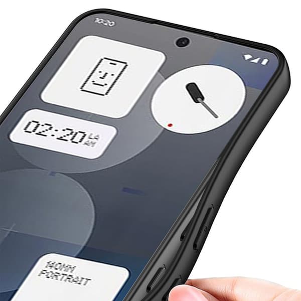 GKK For Mobilskal till Nothing Phone (3a) Pro PU + TPU + PC - Svart